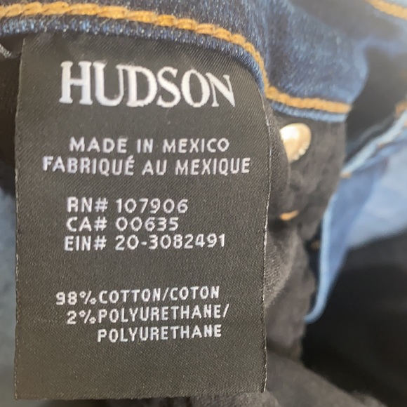 Hudson Brix High Rise Crop Flare In Lonestar 30 - Picture 8 of 9